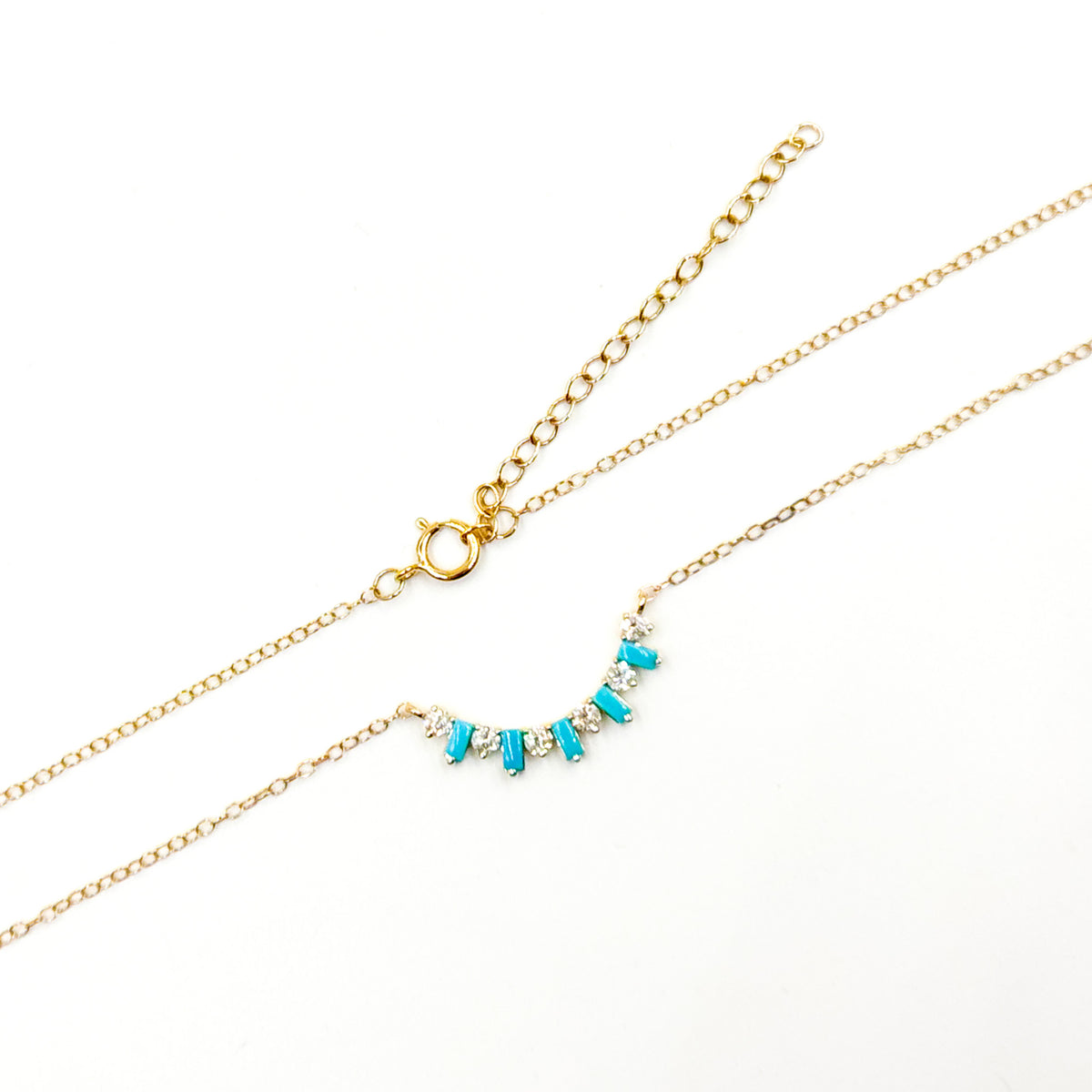 Diamonds and Precious Stones Cable Link Fancy Necklaces