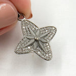 Load image into Gallery viewer, DP734. Diamond Sterling Silver Star Pendant
