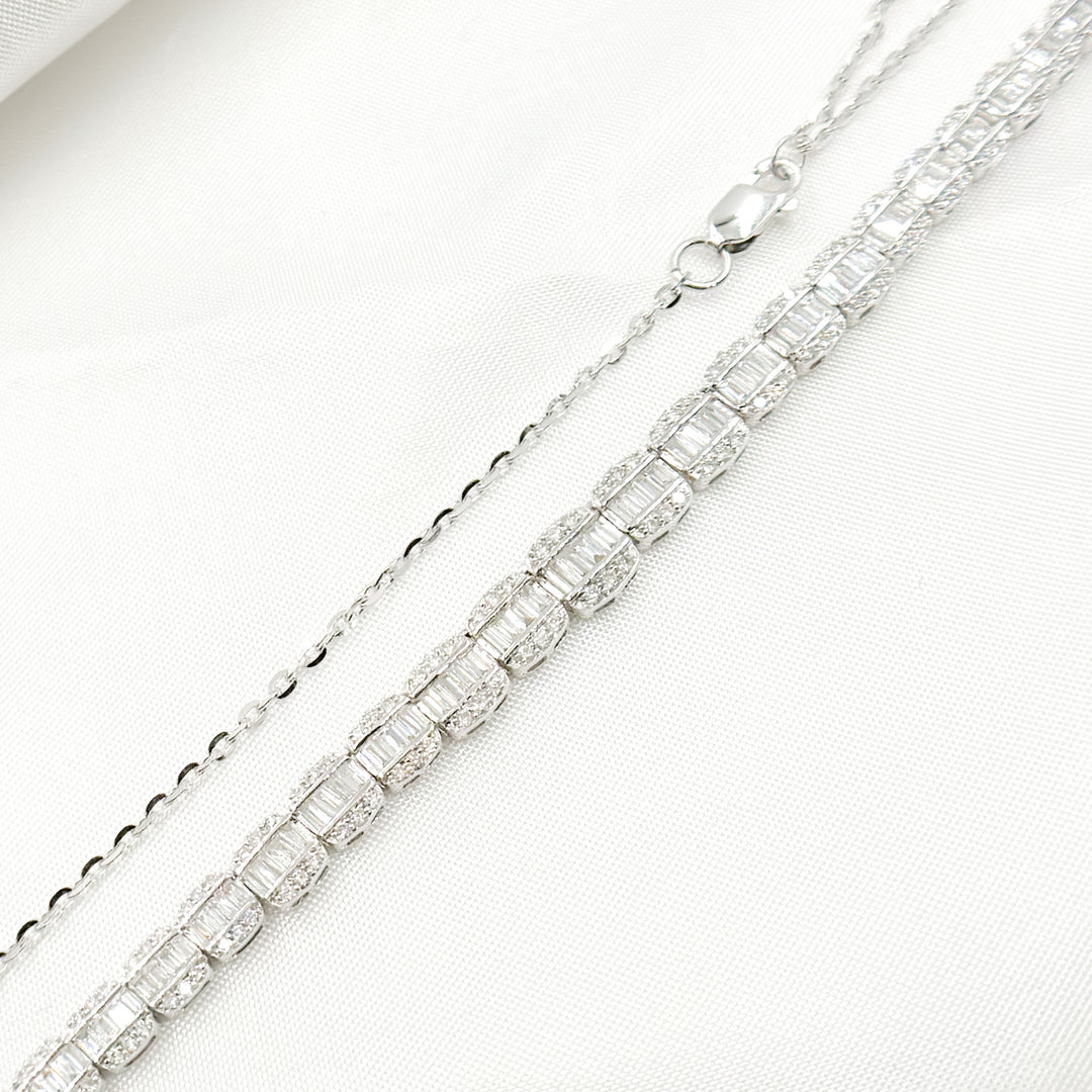 NT404687. 14K Solid Gold Diamond Necklace