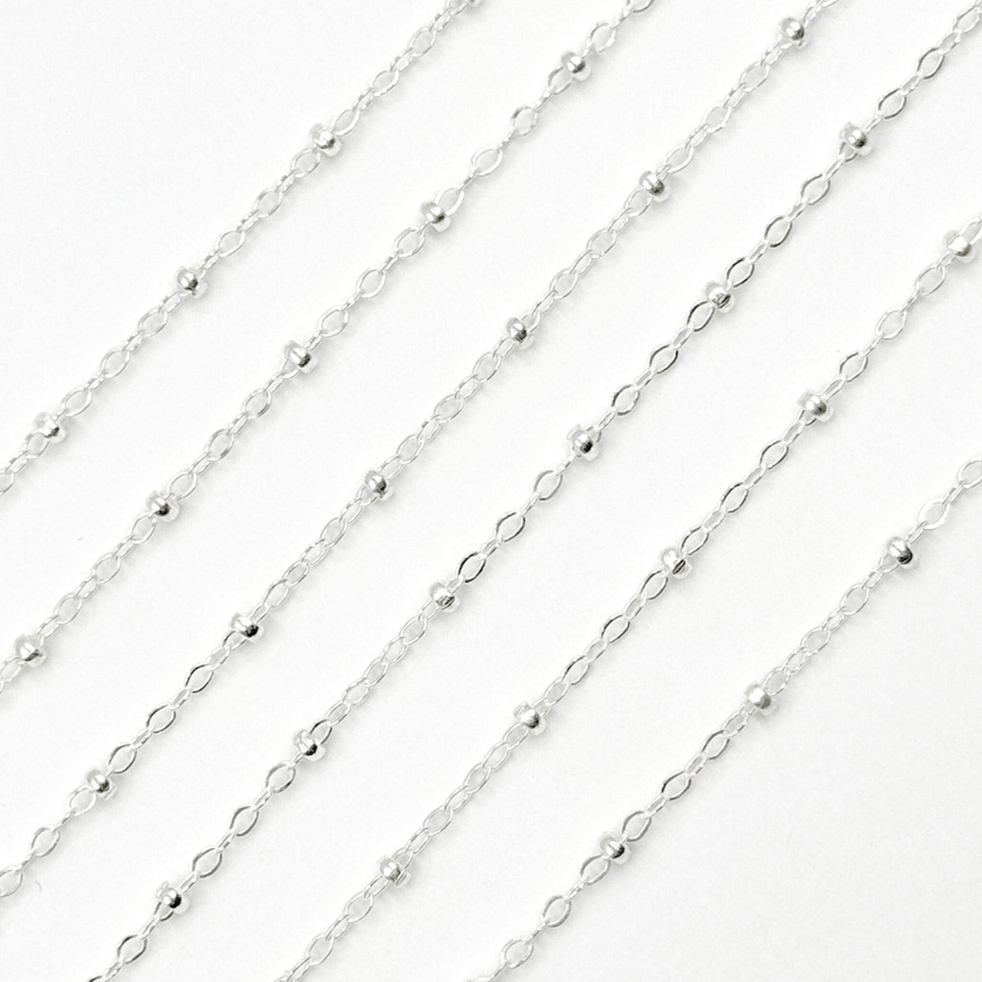 1200SS. 925 Sterling Silver Satellite Chain