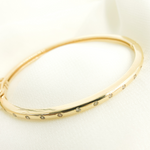 Load image into Gallery viewer, 14K Solid Gold Diamonds Bangle. KG94
