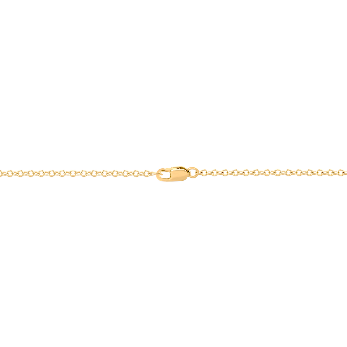 Solid Gold Diamond Heart Shape Necklace