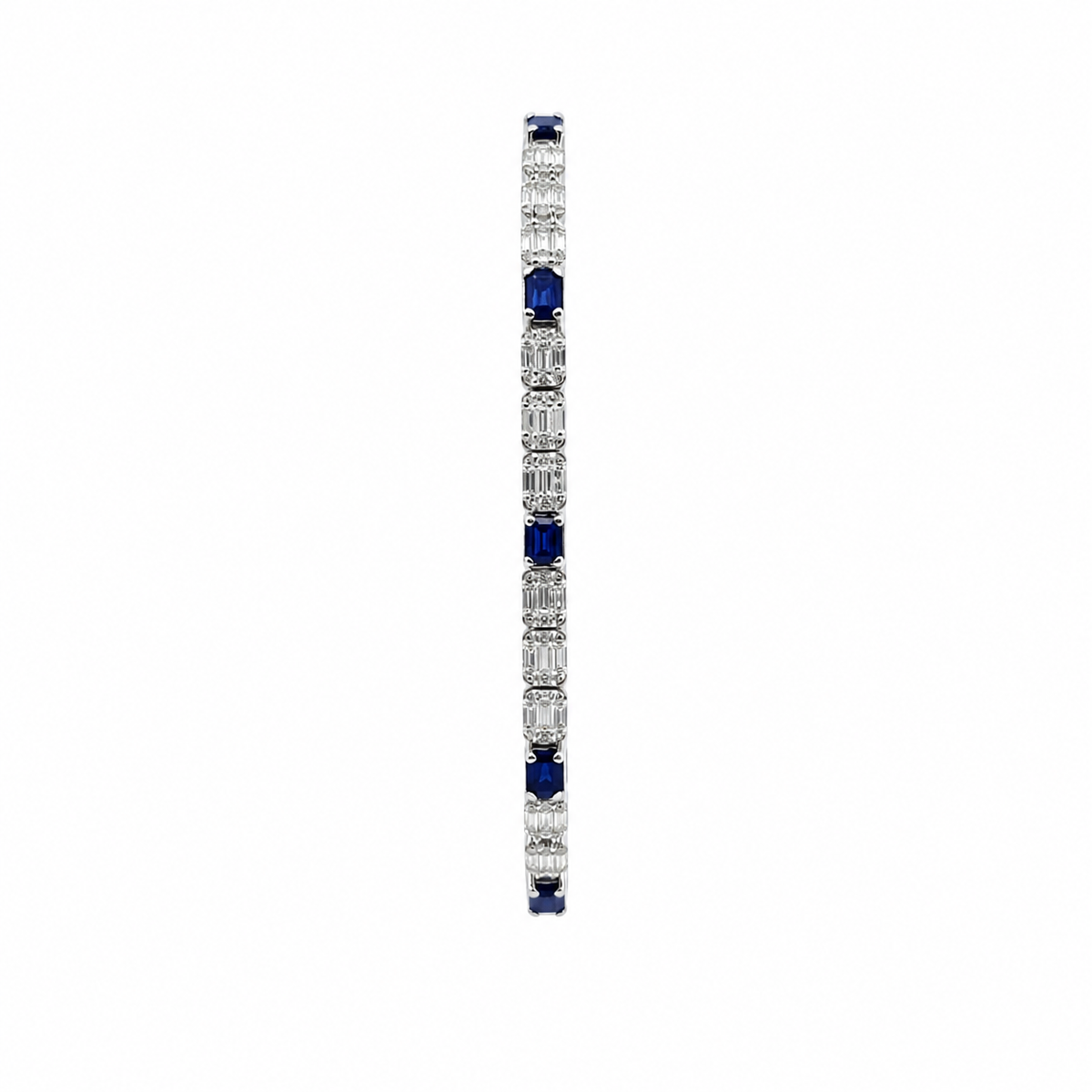 BR404097. 14k Solid Gold Diamond and Gemstone Fancy Bracelet