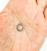 Load image into Gallery viewer, BS1-OX. Oxidized Silver Circle Size 10mm
