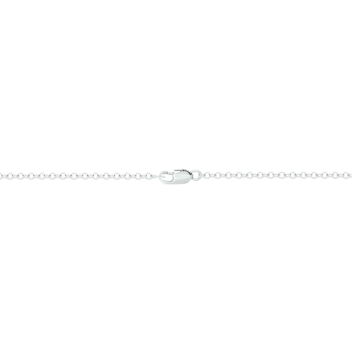 Solid Gold Circle Necklace