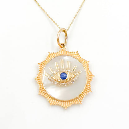 Buy  Gold Evil Eye Pendant