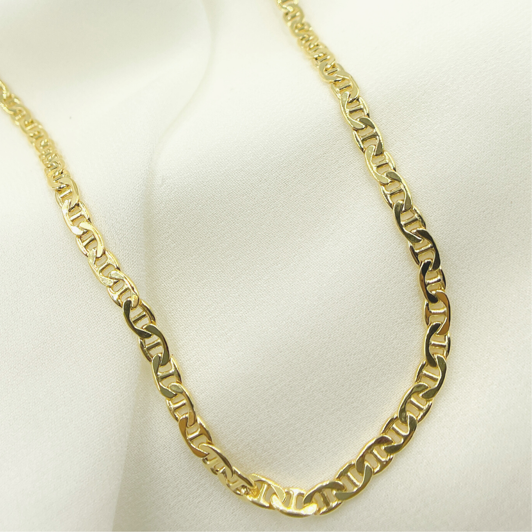14K Solid Gold Marina Necklace. 14K26