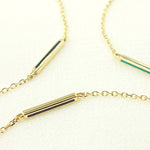 Load image into Gallery viewer, Solid Gold Enamel Bracelet