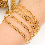 Load image into Gallery viewer, Gold Plated 925 Sterling Silver Diamond Cut Cable Link Chains
