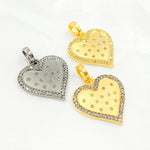 Load image into Gallery viewer, DP427. Diamond Sterling Silver Heart Pendant
