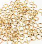 Load image into Gallery viewer, 4004522. Gold Filled Open Jump Ring  C&amp;L 18ga 6mm
