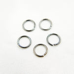 Load image into Gallery viewer, MFT080DE6BR. Black Rhodium 925 Sterling Silver Open Jump ring Gauge: 20. Size: 6mm.
