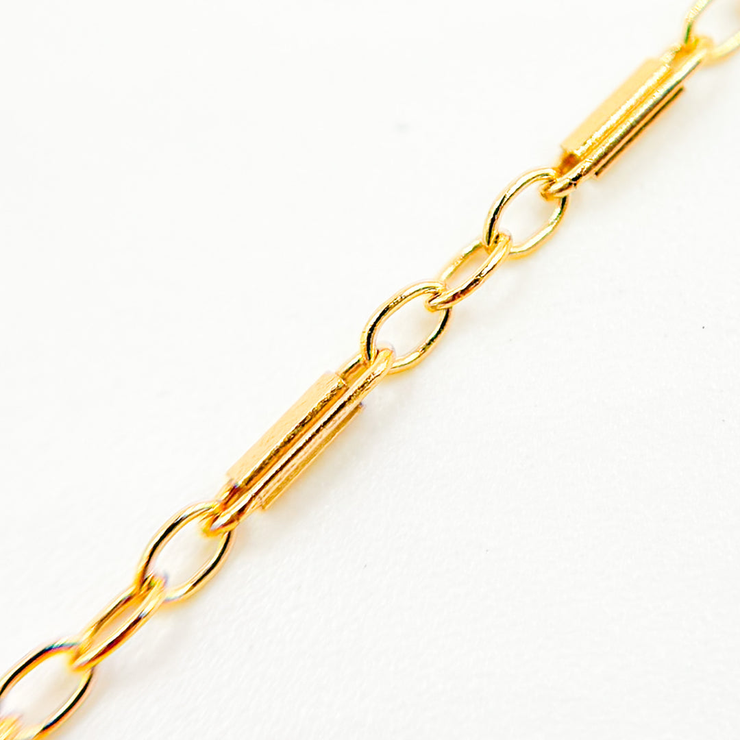A900B/SPGF. 14K Gold-Filled Cable Tube Chain