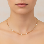 Load image into Gallery viewer, NFI72686. 14K Solid Gold Diamond Fancy Necklace