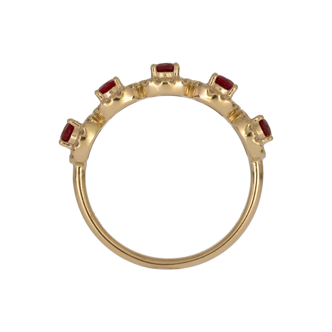 RAF02558. 14K Solid Gold Diamond Ring