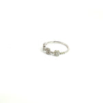 Load image into Gallery viewer, 14K Solid Gold Diamond Flowers Band Ring. RFG17696
