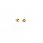 Load image into Gallery viewer, ER414694. 14K Solid Gold Diamond Baguette Stud Earrings