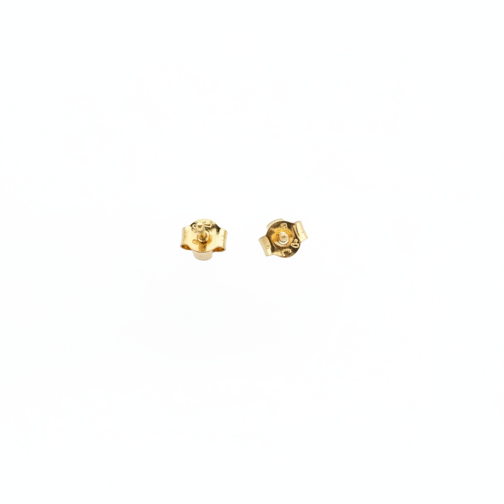 ER414694. 14K Solid Gold Diamond Baguette Stud Earrings
