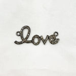 Load image into Gallery viewer, DC590. Diamond Sterling Silver Love Pendant
