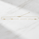 Load image into Gallery viewer, NK/BR4900. 14k Solid Yellow Gold Bars Link Necklace