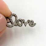 Load image into Gallery viewer, DC147. Diamond Sterling Silver Love Pendant
