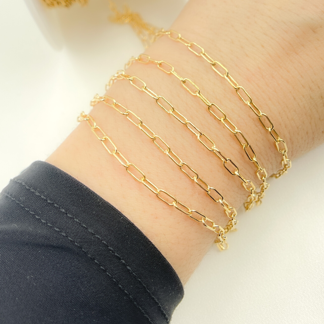 2505GF. 14k Gold Filled Paperclip Chain