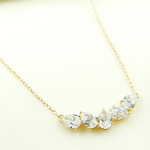 Load image into Gallery viewer, 14K Solid Gold Diamond Necklace. NFL70358
