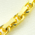 Load image into Gallery viewer, 135R04CLH4. 14K Solid Gold Diamond Cut Box Link Chain
