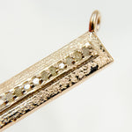Load image into Gallery viewer, DC222. Diamond Sterling Silver Rectangle Pendant
