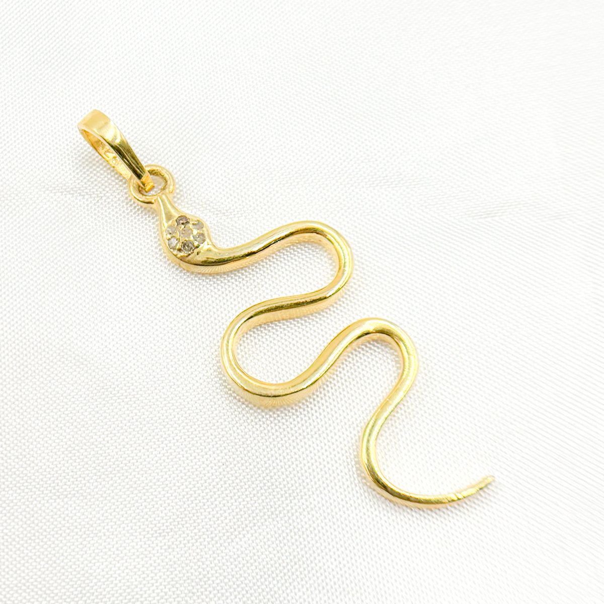 Shop Now Sterling Silver Snake Pendant