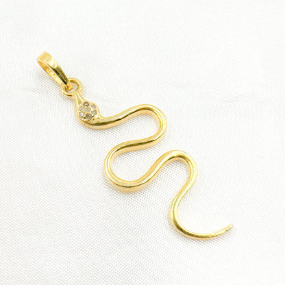 Shop Now Sterling Silver Snake Pendant