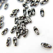 Black Rhodium Sterling Silver Ball Chain Clasp