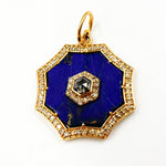 Load image into Gallery viewer, Shop Now Gold Organic Shape Pendant
