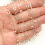 Load image into Gallery viewer, Sterling Silver Smooth Paperclip Link Chains