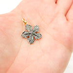 Load image into Gallery viewer, DC442. Diamond Sterling Silver Leaf Pendant
