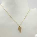 Load image into Gallery viewer, 14K Solid Gold Heart Shape Diamond Necklace. PHF38753
