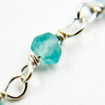 Load image into Gallery viewer, APE5. Apatite Sterling Silver Wire Chain
