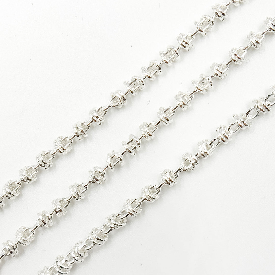 Z121SS. Sterling Silver Fancy Cable Chain