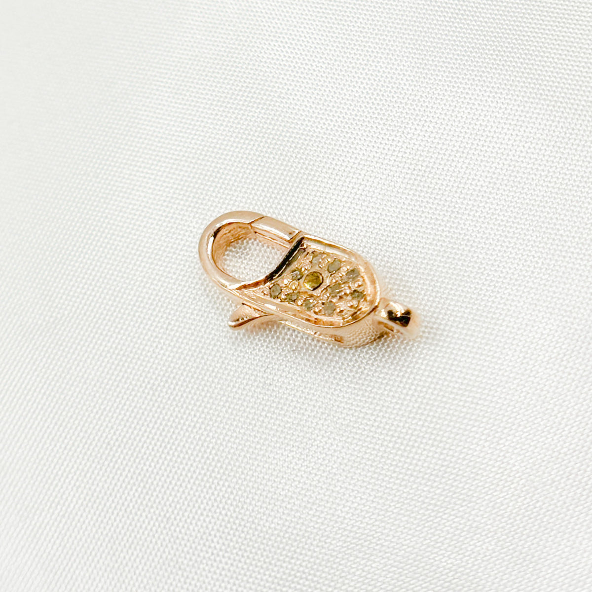 DC615. Diamond Sterling Silver Lobster Clasp