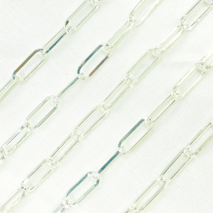 Sterling Silver Paperclip Chain