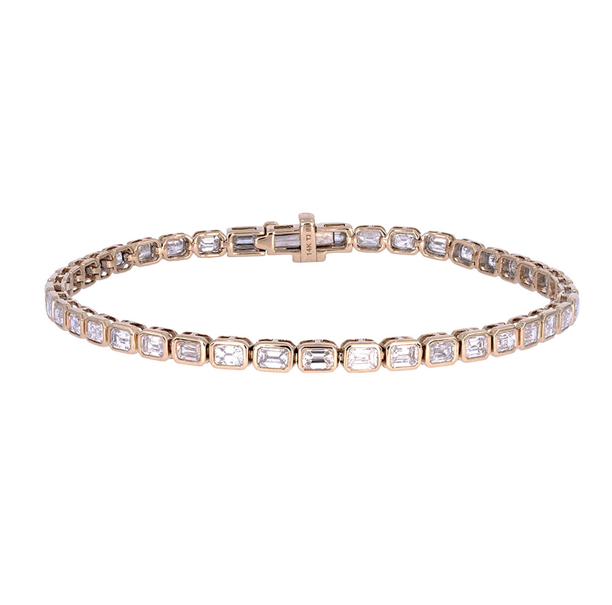 BTS65346. 14k Solid Gold Diamond Bracelet
