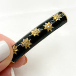 Load image into Gallery viewer, DC150A. Diamond Sterling Silver Long Rectangle Star Enamel Connector
