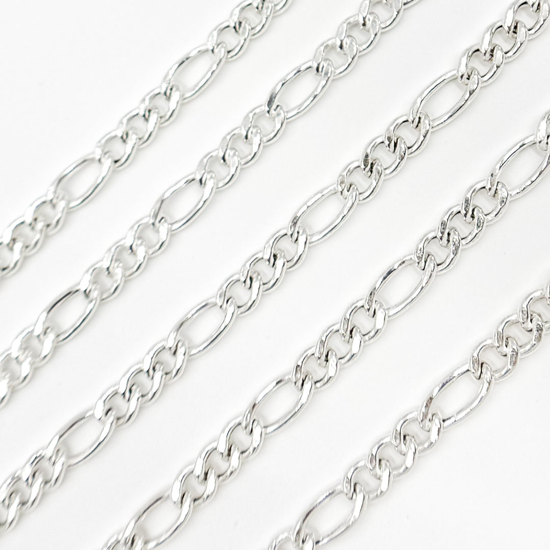 Y62SS. Sterling Silver Figaro Chain