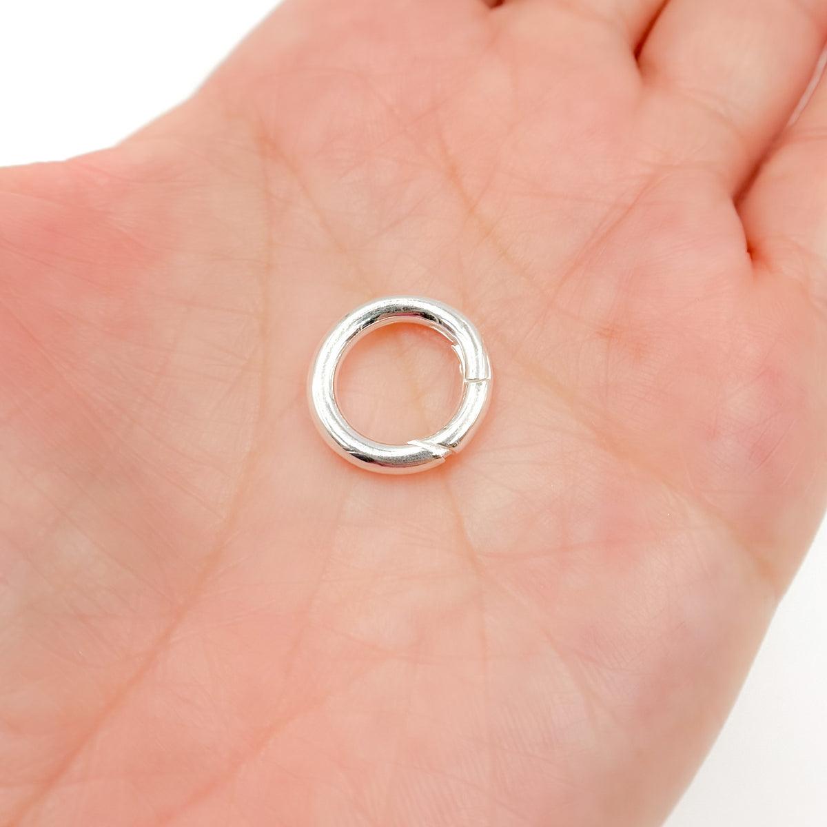 Buy White Sterling Silver Round Clasp