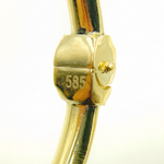 Load image into Gallery viewer, Bangle16. 14K Solid Gold Matte Textured Bangle