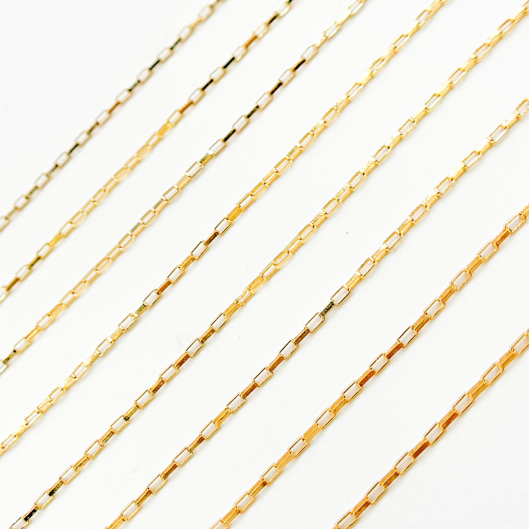 V103GF. 14K Gold Filled Box Chain