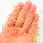 Load image into Gallery viewer, 674TWGF. 14k Gold Filled Twisted Oval Link Chain