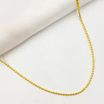 Load image into Gallery viewer, DCB200G. Gold Plated Sterling Silver Ball Necklace
