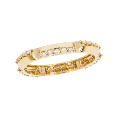 RAG01825. 14K Solid Gold Diamond Ring