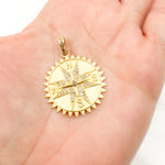 Load image into Gallery viewer, DP843. Diamond Sterling Silver Compass Pendant
